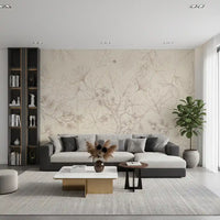 Serene Forest Sketch Wall Mural