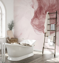 Modern brown watercolor wallpaper for contemporary spaces