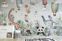 Artistic jungle world wallpaper mural art
