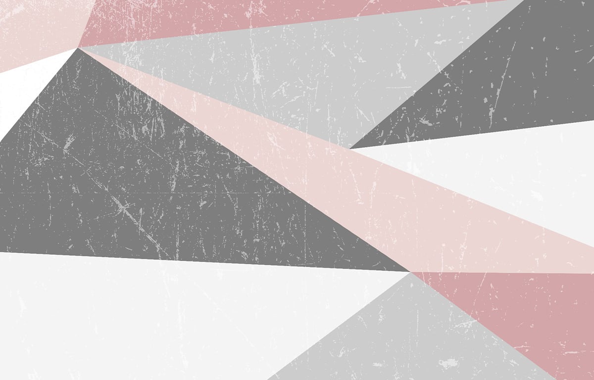 Grunge Triangle Scandinavian Wall Murals
