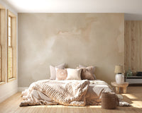 Abstract Beige Watercolor Wallpaper Mural - Giffywalls