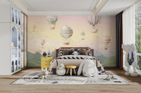 Watercolor Hot Air Balloons Wallpaper - Giffywalls