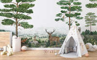 Forest Vista Peel and Stick Wallpaper Murals - Giffywalls