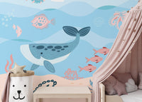Underwater Fish Wallpaper Mural for Walls