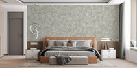 Nature-inspired feather wallpaper murals
