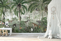 Jungle Lookbook wallpaper murals for kids room nursery - Giffywalls