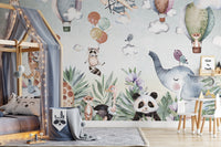 Jungle World Textured Wallpaper Murals - Giffywalls