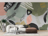 Modernist Echoes Wall Mural - Giffywalls
