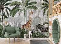 Jungle Jive Mural Wallpaper - Giffywalls