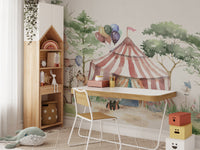 Whimsy Woodland Circus Wallpaper - Giffywalls