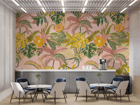 Exotic tropical foliage wall art
