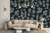 Eucalyptus Gray Leaves wallpaper mural - Giffywalls