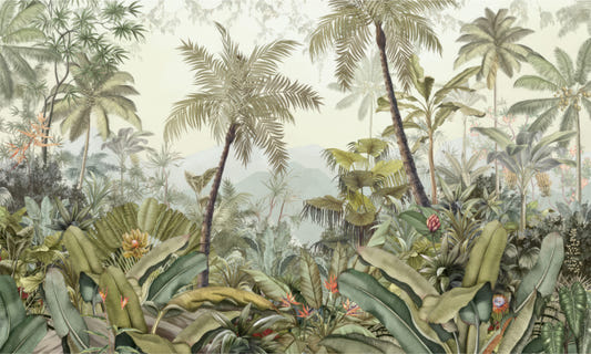 Lush Green Forest Wallpaper Murals