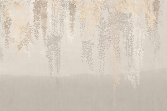 Elysian Autumn Leaf Cascade Wallpaper Mural