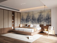 Spooky Tree Wallpaper mural for Halloween bedrooms