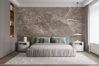 Brown marble textured wallpaper mural - Giffywalls