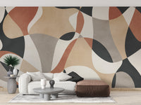 Contemporary Geometric Shapes Wallpaper - Giffywalls