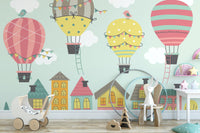 Hot Air Balloons Nursery wallpaper - Giffywalls