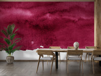 Red Wine Maroon Watercolor Wallpaper Mural - Giffywalls