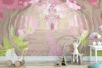 Fantasy castle wallpaper Mural - Giffywalls