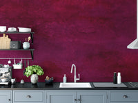 Removable maroon watercolor wallpaper