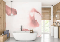 Serene pink artistic statement
