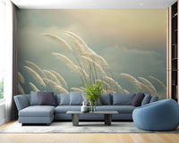 Grass Reeds Spring Wallpaper Murals - Giffywalls