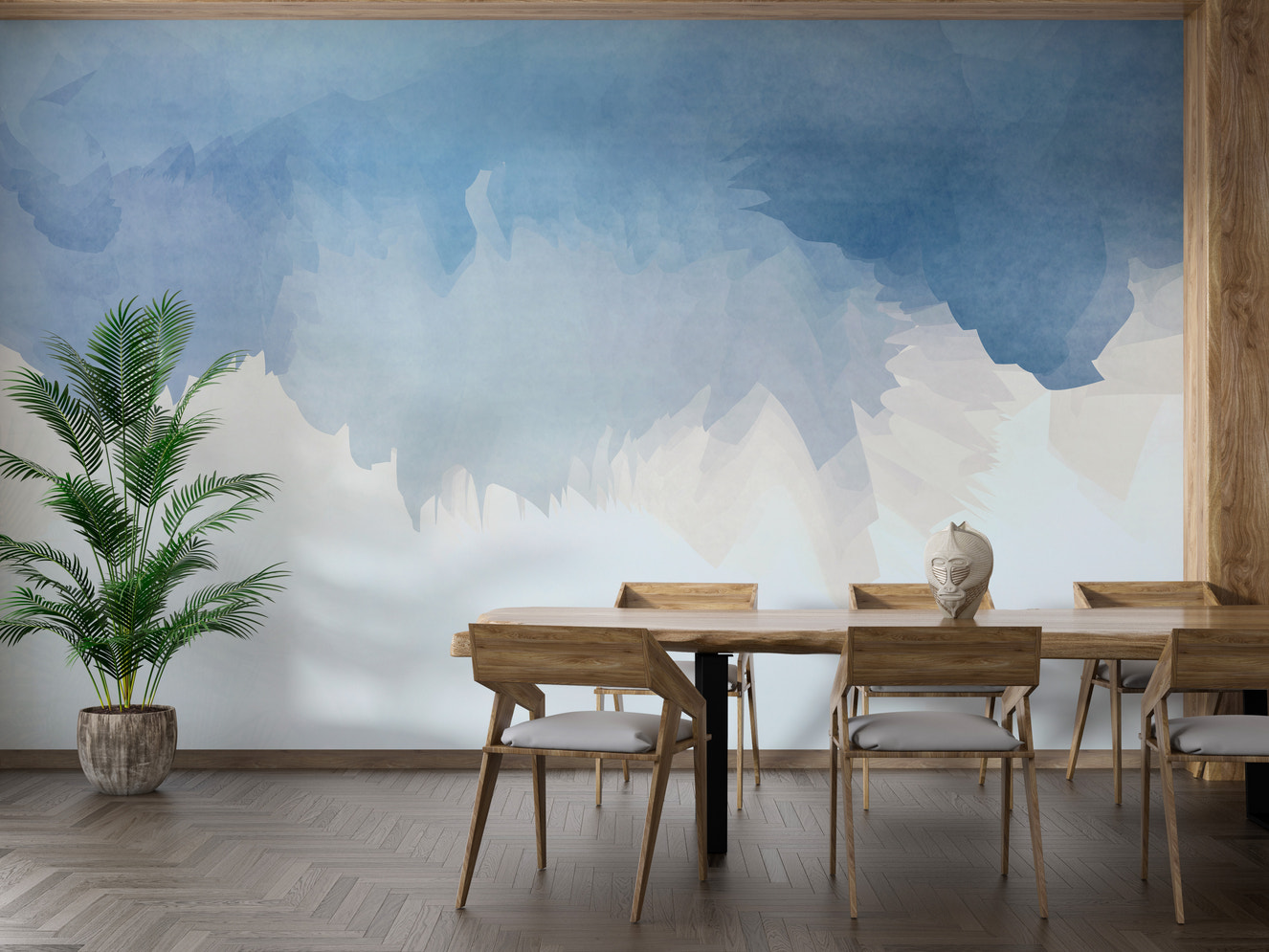 Abstract Watercolor Wallpaper – Colorful Artistic Decor