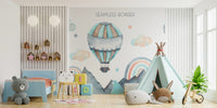 Watercolor Hot Air balloons Wallpaper - Giffywalls