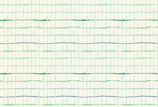 Light Green Handdrawn Lines Wallpaper