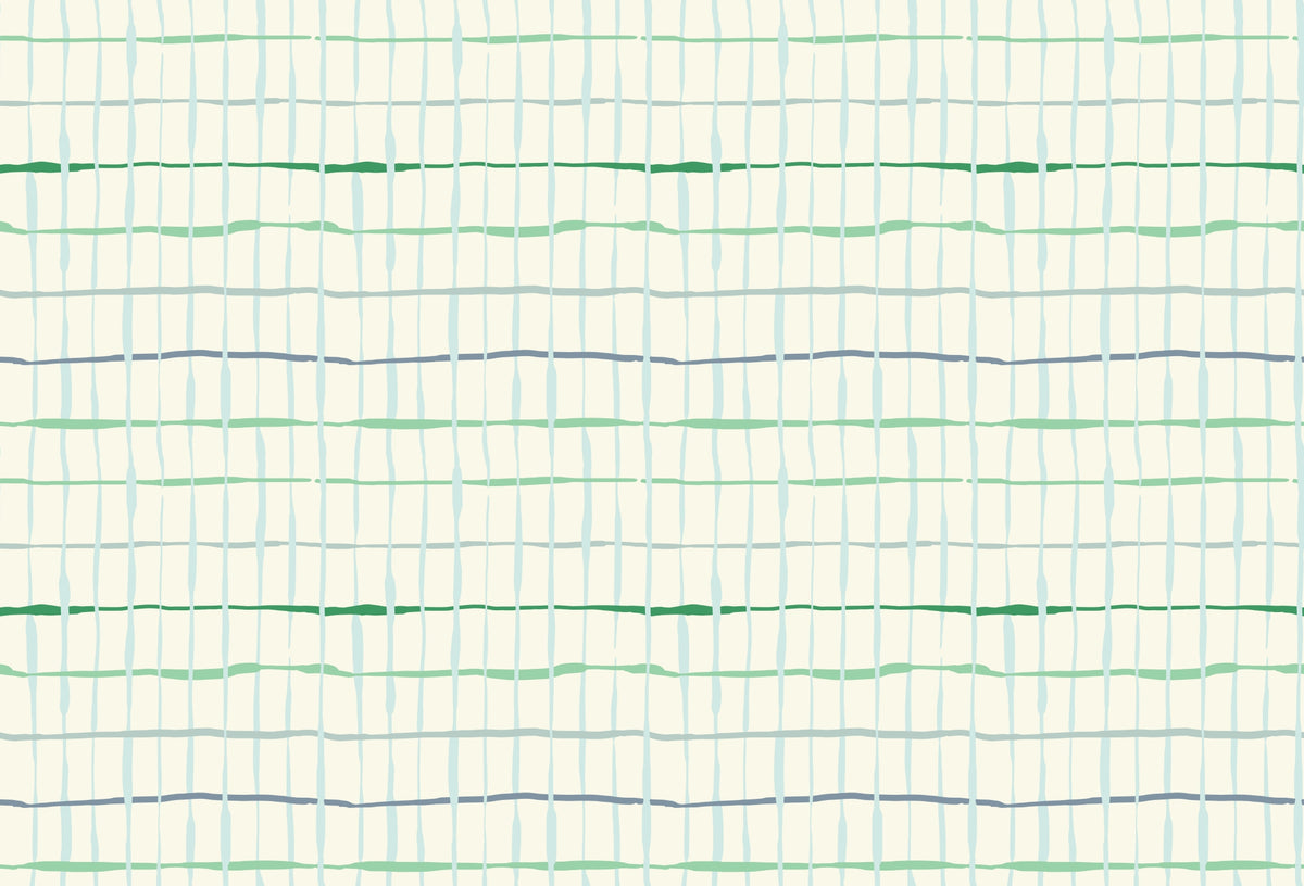 Light Green Handdrawn Lines Wallpaper in your room