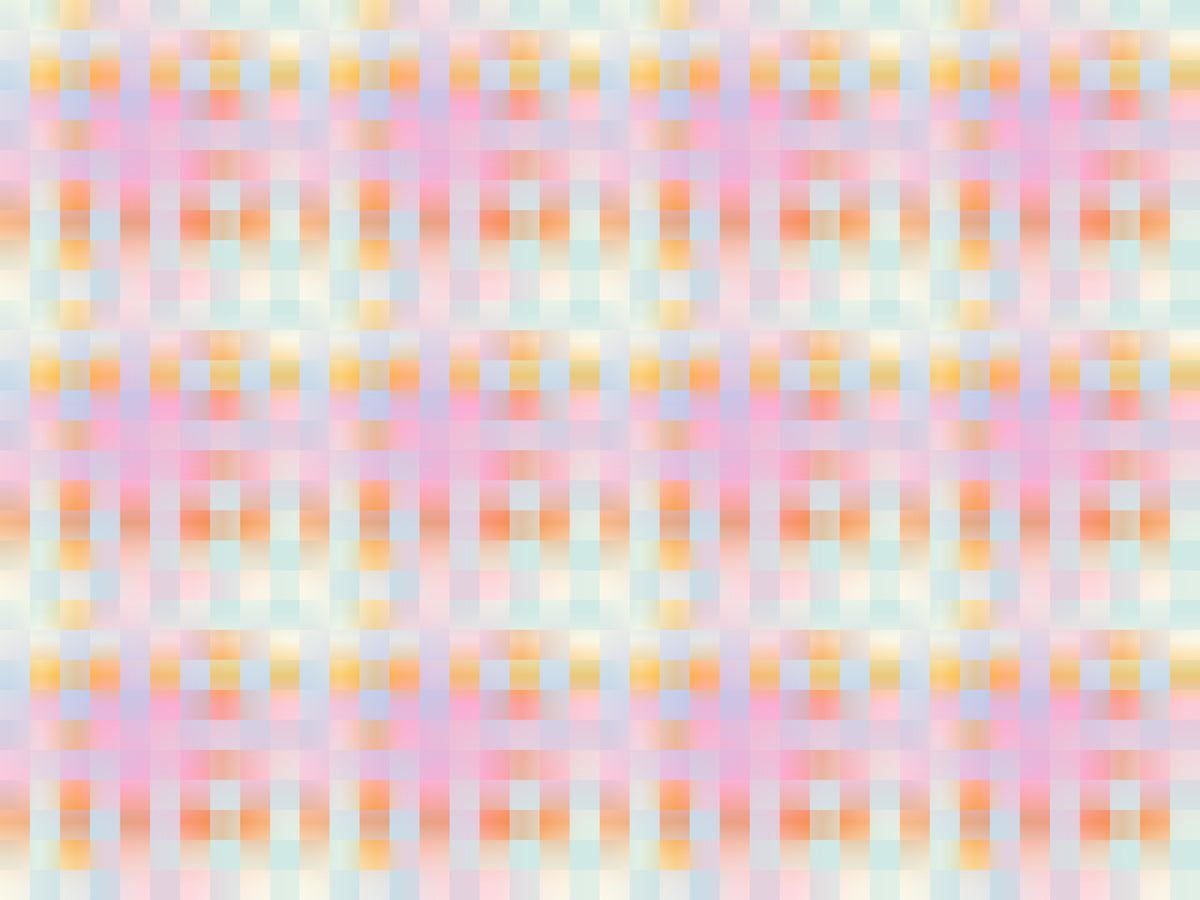 Blurred Plaid Wallpaper Mural in your room