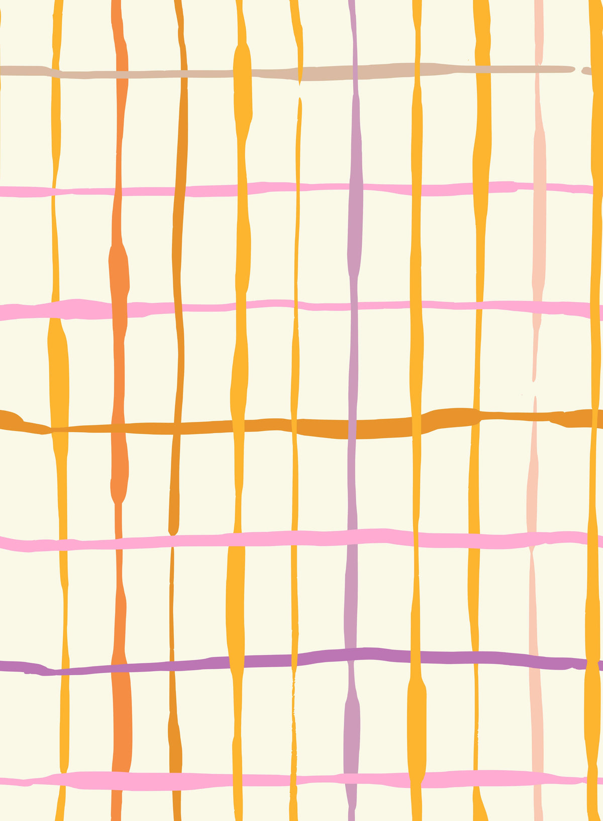 Vibrant Retro Lines Wallpaper in your room — zoomed