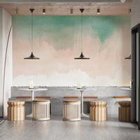 Colorful Watercolor Ombre Wallpaper Mural - Giffywalls