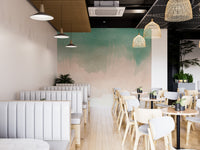 Colorful Watercolor Ombre Wallpaper Mural - Giffywalls