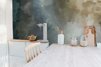 Vintage Grunge Watercolor Paint Stains mural wallpaper