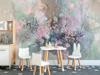 Sakura Watercolor Flower Wallpaper Wall Murals - Giffywalls