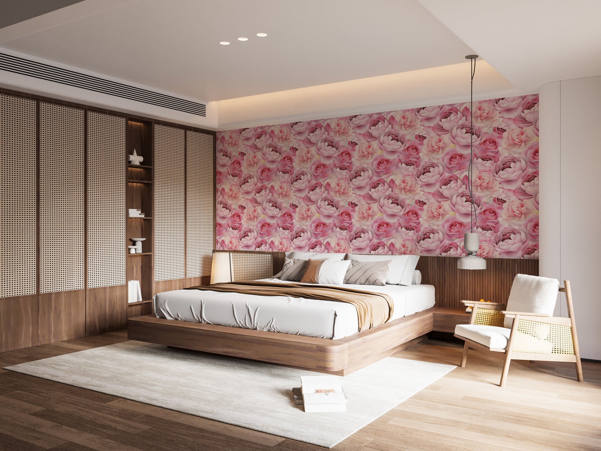 Romantic Flower Wall Mural