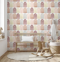 Easy-to-apply boho peel-and-stick design
