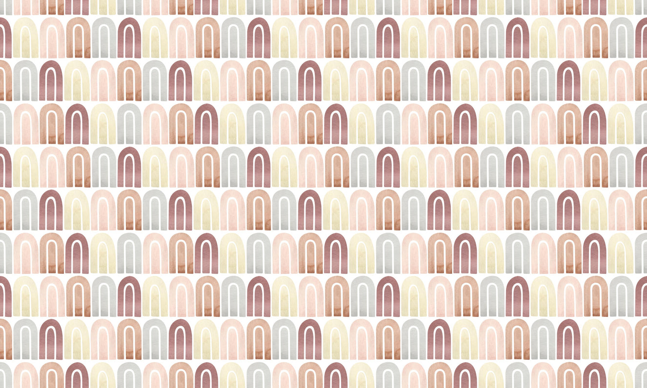 Boho Watercolor Peel And Stick Wallpaper