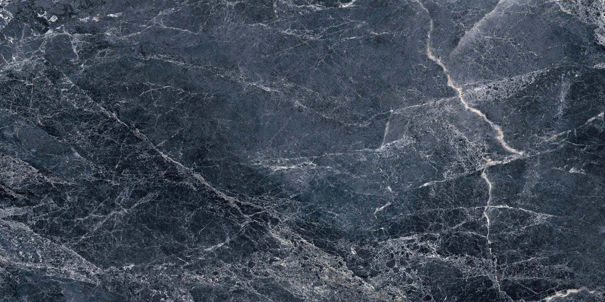 Dark Blue Marble Texture Wall Mural in your room