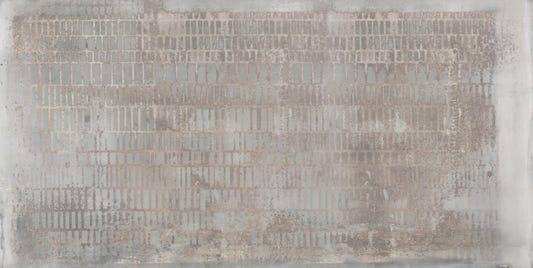 Concrete Textured Grid Pattern Wallpaper