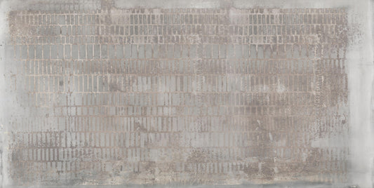 Concrete Textured Grid Pattern Wallpaper