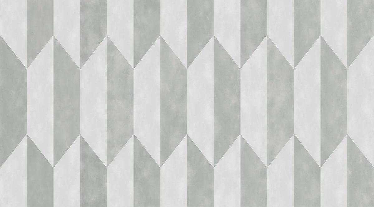 Modern Geometric Gray Wallpaper in your room — zoomed