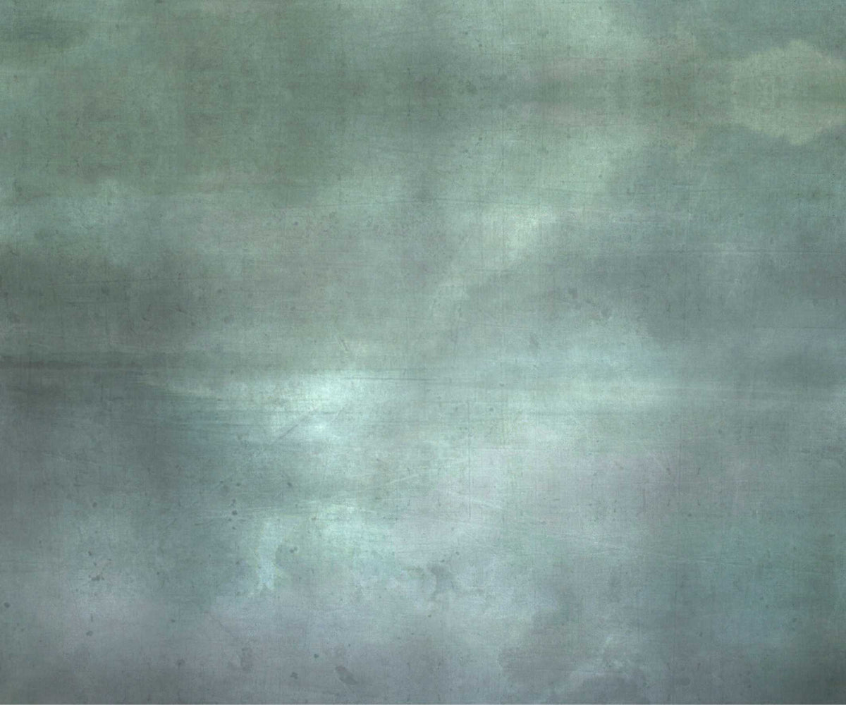 Greyish Green Grunge Texture Wallpaper in your room
