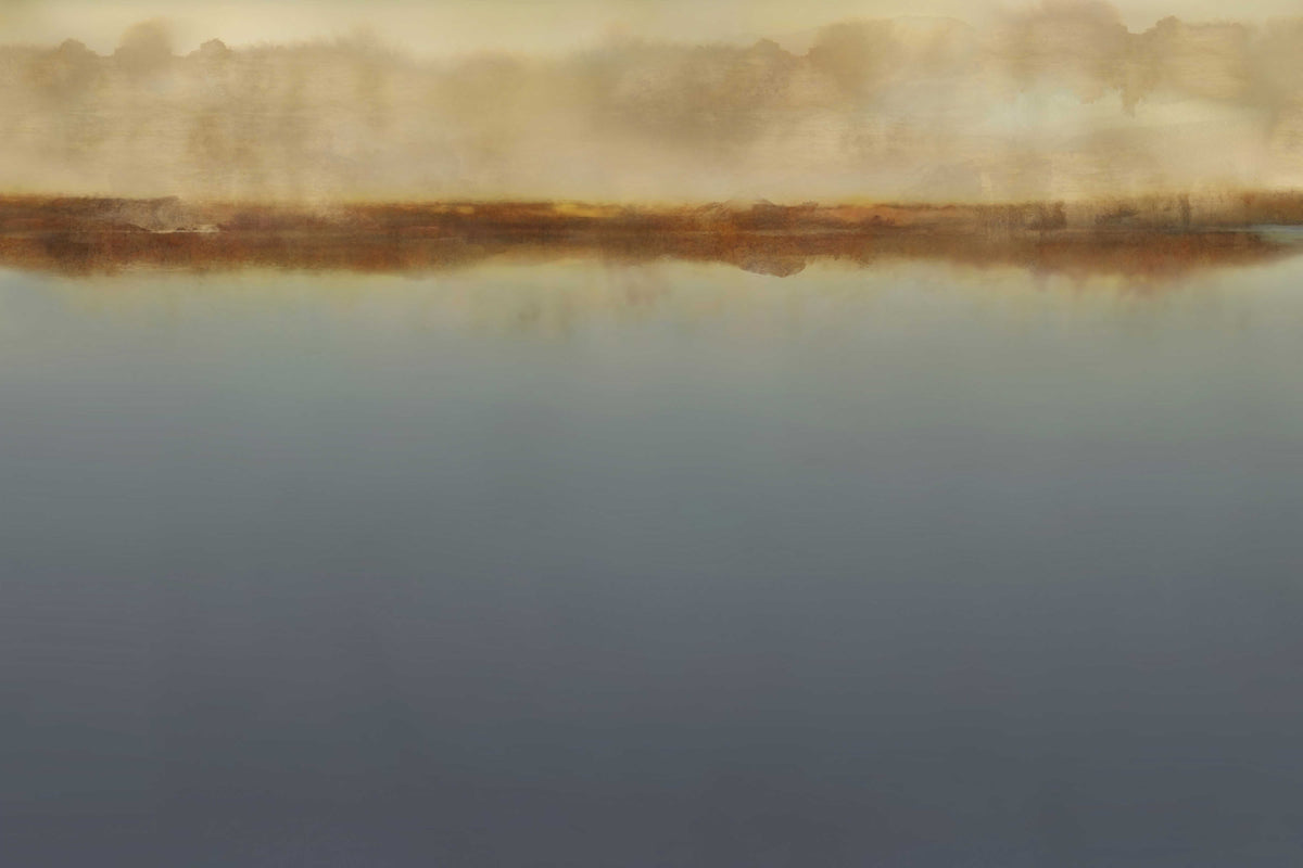 Misty cTranquil Landscape Mural in your room