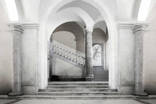Grand Neoclassical Archway Mural