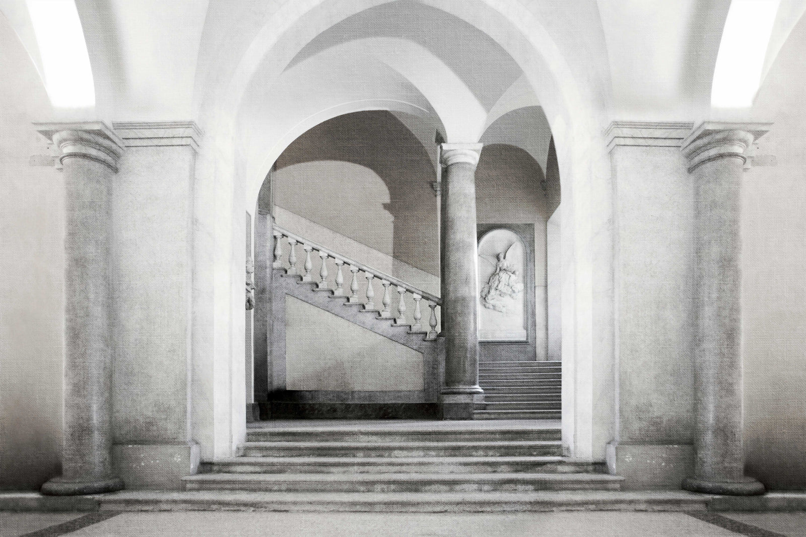 Grand Neoclassical Archway Mural
