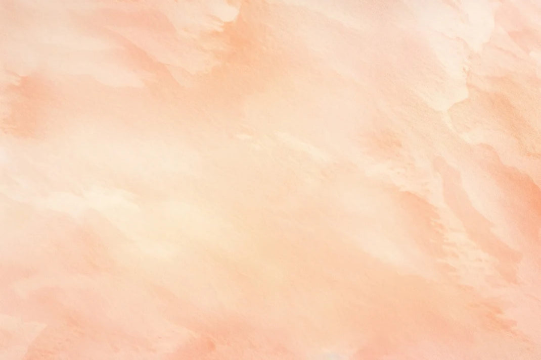 Peach Melody Pantone Shade Watercolor Wallpaper in your room — zoomed