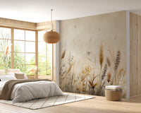 Serene Grassland Butterfly Wallpaper Mural - Giffywalls